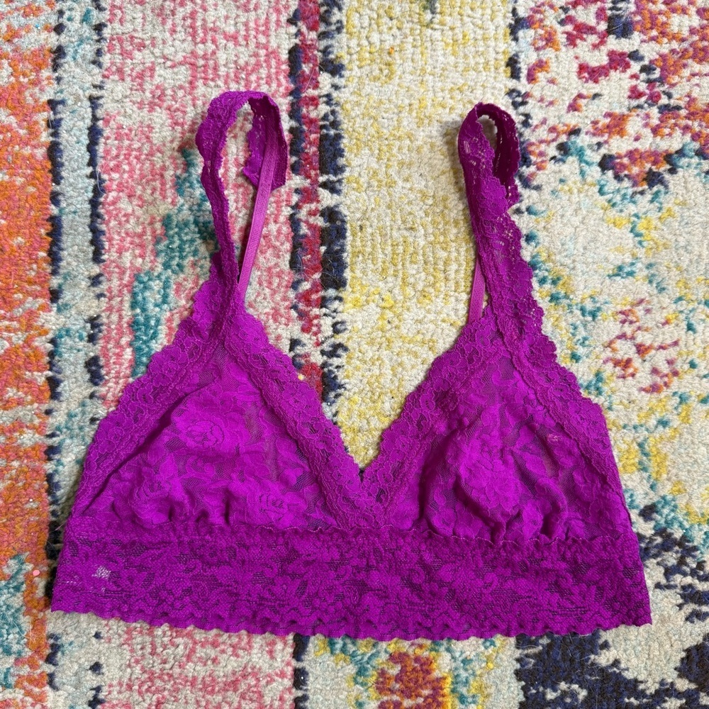 Hanky panky Signature Lace® Crossover Bralette Marmalade Purple size S